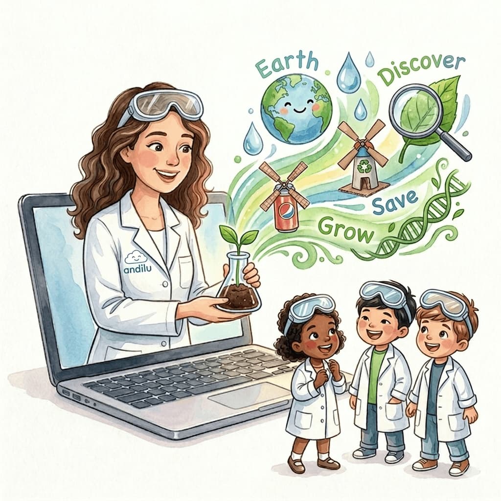 Green World Science — ciencia ecológica para niños en inglés